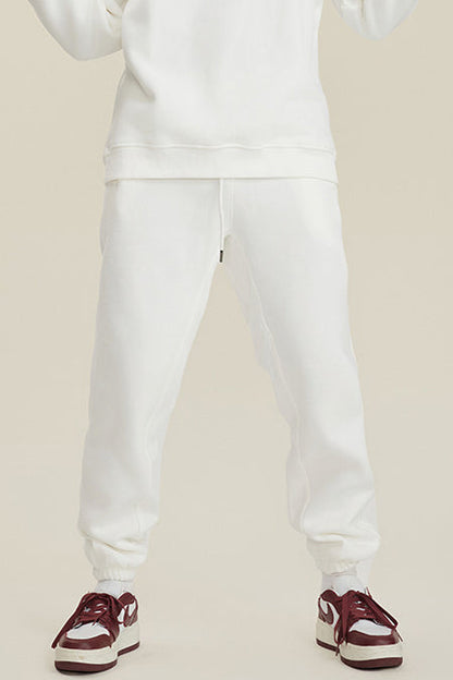 345G Fleece Solid Sweatpants