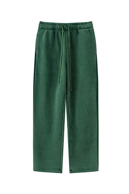 332GSM Pigment Dyed Washed Sweatpants