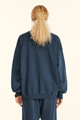 100% Cotton 380GSM Vintage Washed Crew