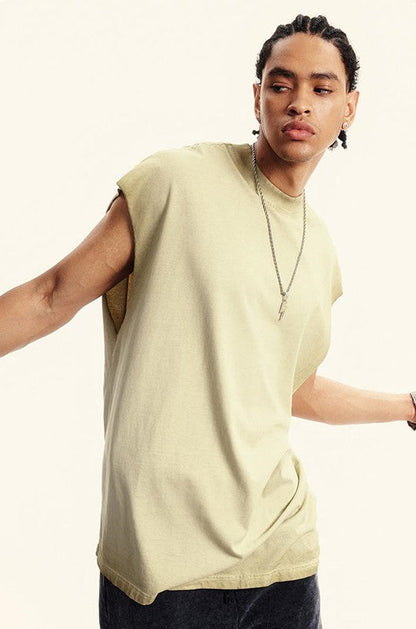 250GSM Washed Out Gradient Muscle Tee