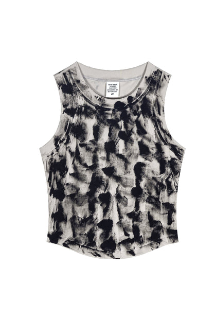 235GSM Brush Dyed Distressed?Vest