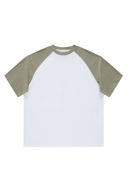 Contrast Sleeve Basic Tee