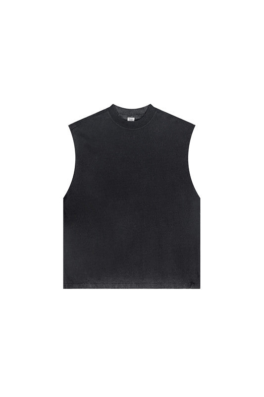 250GSM Washed Out Gradient Muscle Tee
