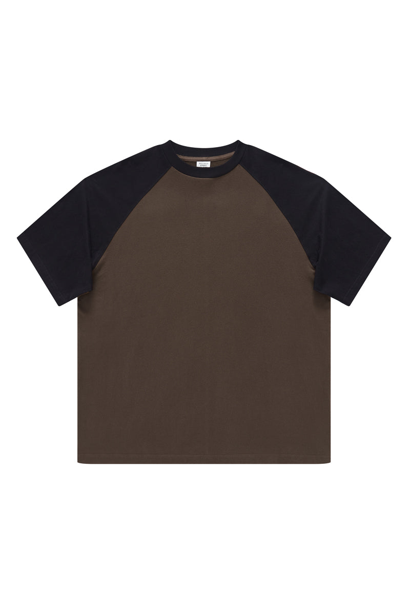 Contrast Sleeve Basic Tee