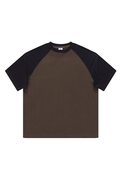 Contrast Sleeve Basic Tee