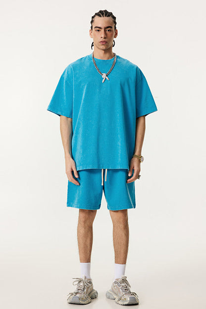 330GSM Pigment Dyed Washed Short