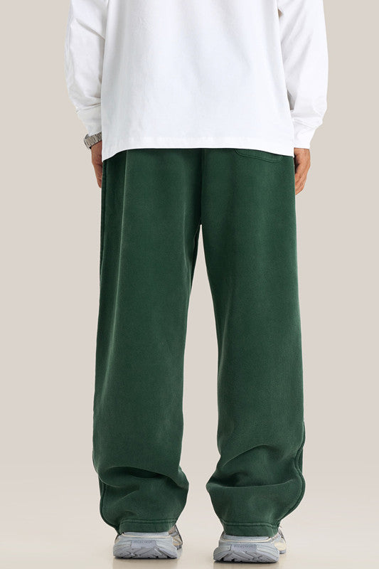 332GSM Pigment Dyed Washed Sweatpants