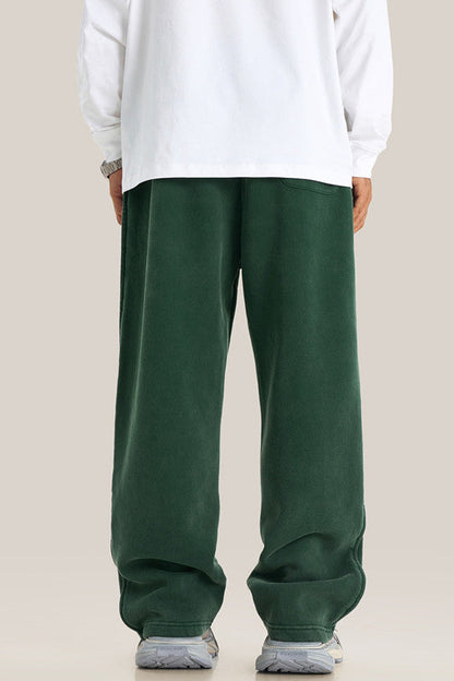 332GSM Pigment Dyed Washed Sweatpants