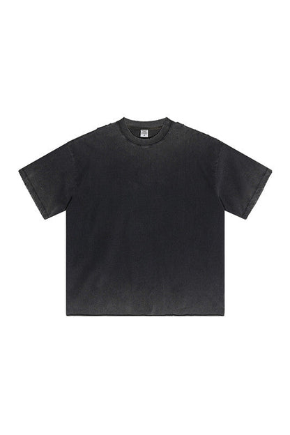 250GSM Distressed Gradient Washed Tee
