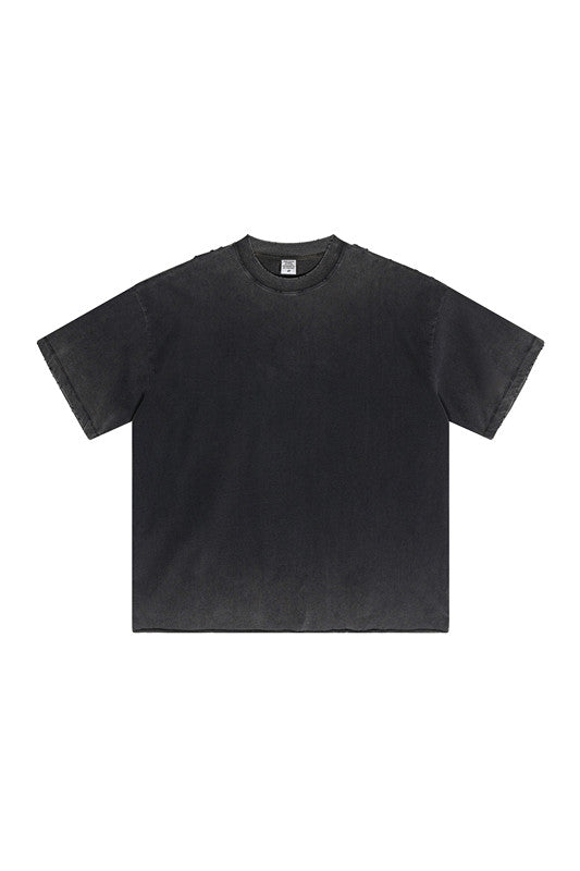 250GSM Distressed Gradient Washed Tee