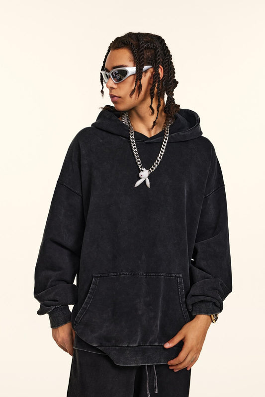 100% Cotton 380GSM Gradient Washed Hoodie