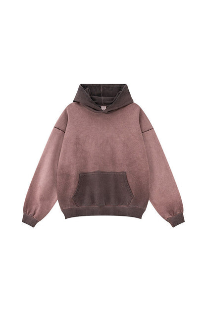 100% Cotton 380GSM Gradient Washed Hoodie