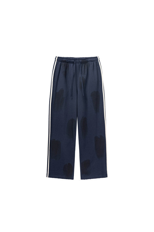 380GSM Brush Dyed Stripe Side Sweatpants