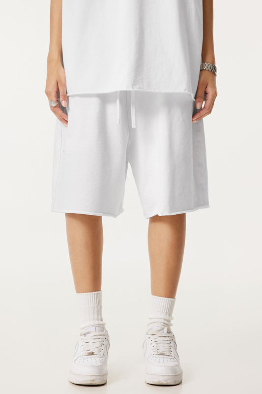 310GSM Pigment Dyed Distressed Washed Short