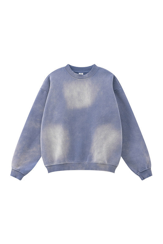 332GSM Spray Washed Fleece Crew