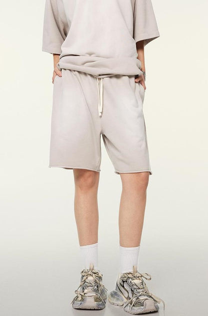 300GSM Sun Fade Distressed Short