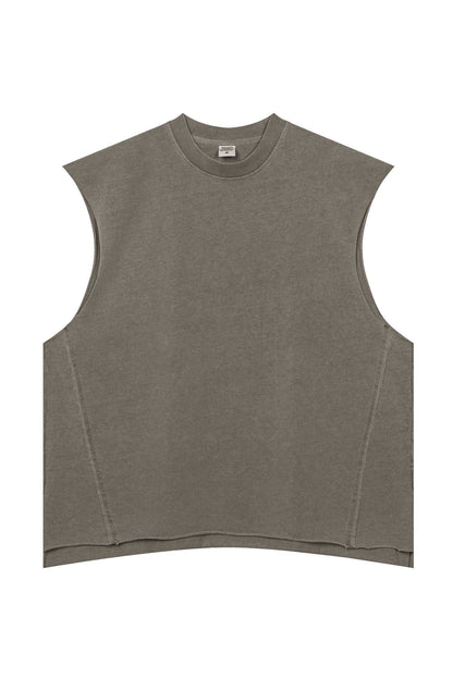 270GSM Distressed Vintage Muscle Tee