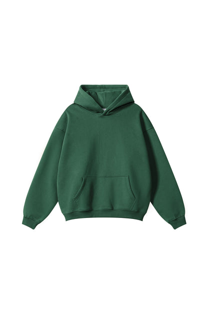 345GSM Fleece Solid Oversized Hoodie