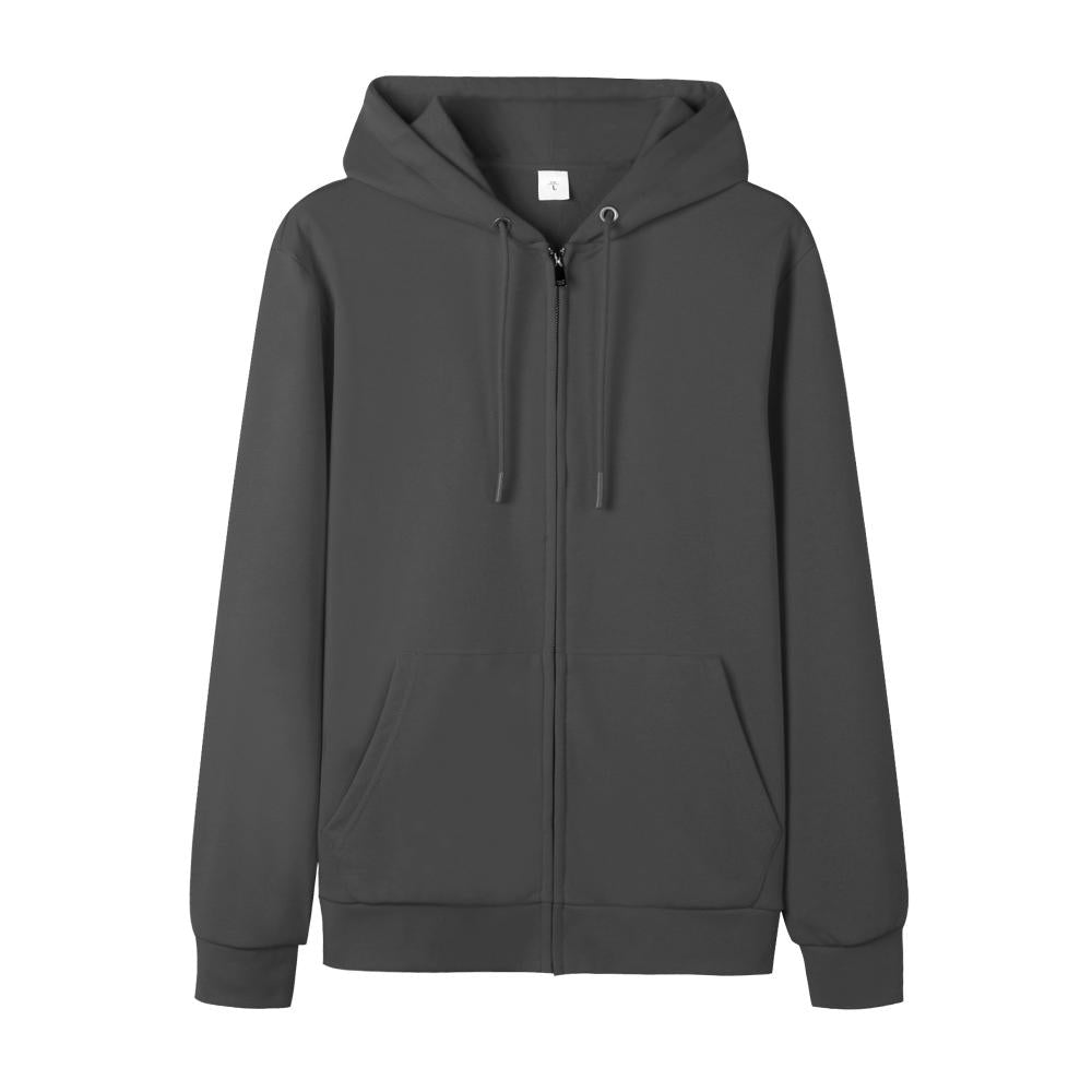 430 GSM Lined Hoodie Customized Cardigan Zipper Hoodie