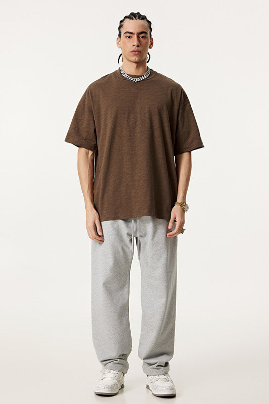 Slub Cotton 190GSM Solid Color Tee