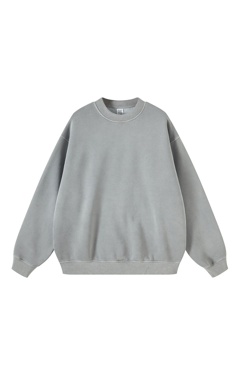 355G Washed Fleece Crew
