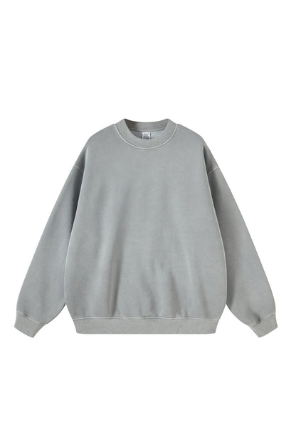 355G Washed Fleece Crew