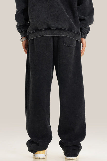 332GSM Pigment Dyed Washed Sweatpants