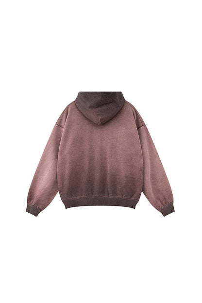 100% Cotton 380GSM Gradient Washed Hoodie