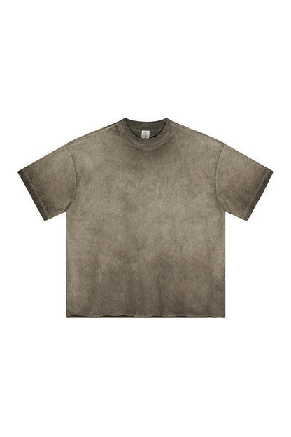 250GSM Distressed Gradient Washed Tee