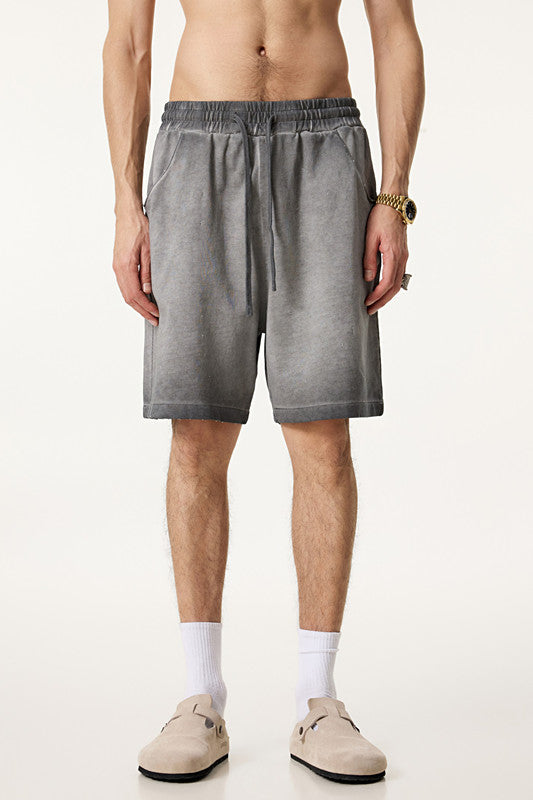 310GSM Gradient Washed Distressed Short