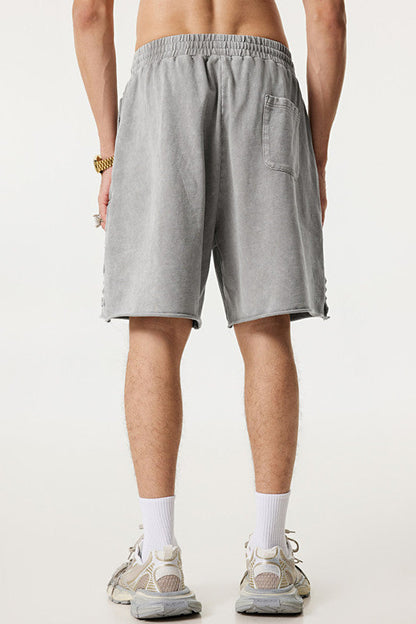 310GSM Pigment Dyed Distressed Washed Short