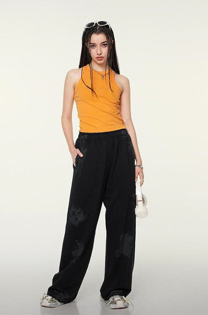 235GSM Washed Out Crop Vest