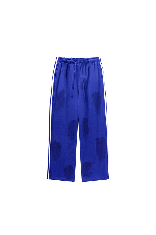 380GSM Brush Dyed Stripe Side Sweatpants