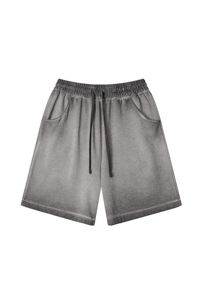 310GSM Gradient Washed Distressed Short