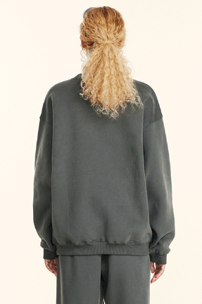 345GSM Fleece Solid Color Crew