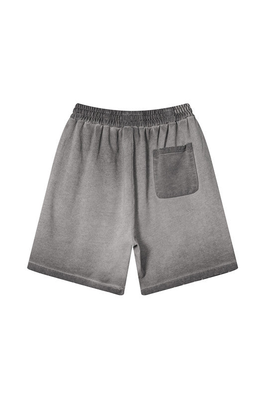 310GSM Gradient Washed Distressed Short