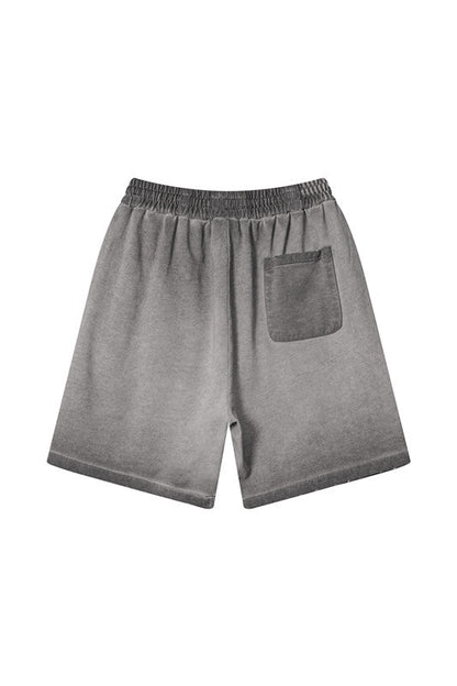 310GSM Gradient Washed Distressed Short