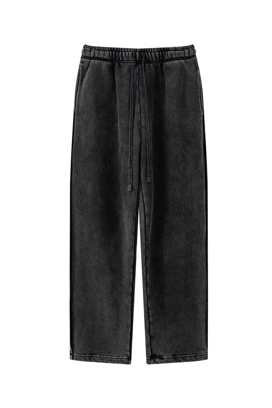 332GSM Pigment Dyed Washed Sweatpants