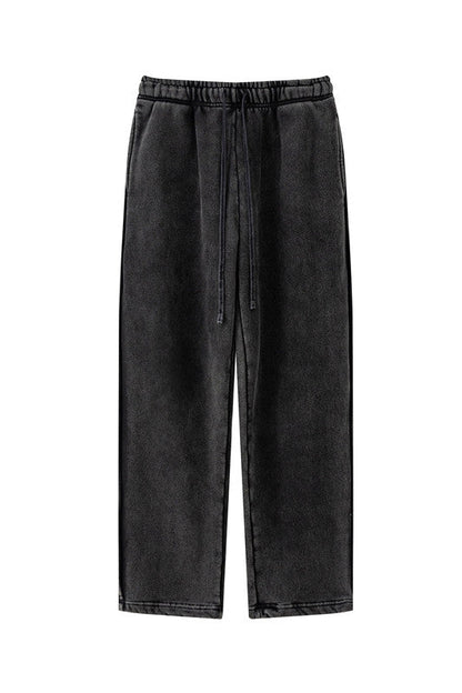 332GSM Pigment Dyed Washed Sweatpants