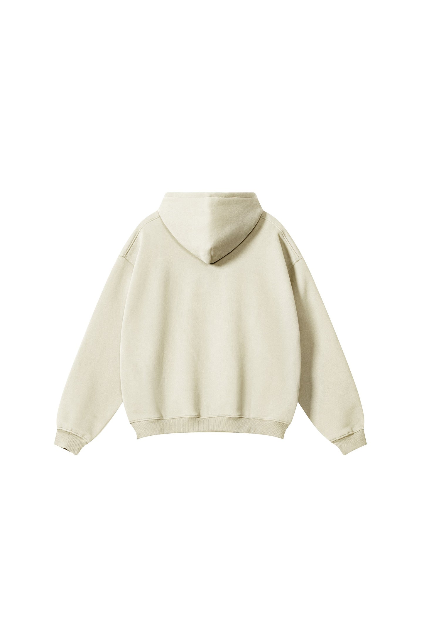 345GSM Fleece Solid Oversized Hoodie