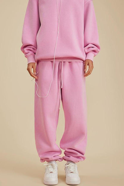 355G Washed Fleece Sweatpant