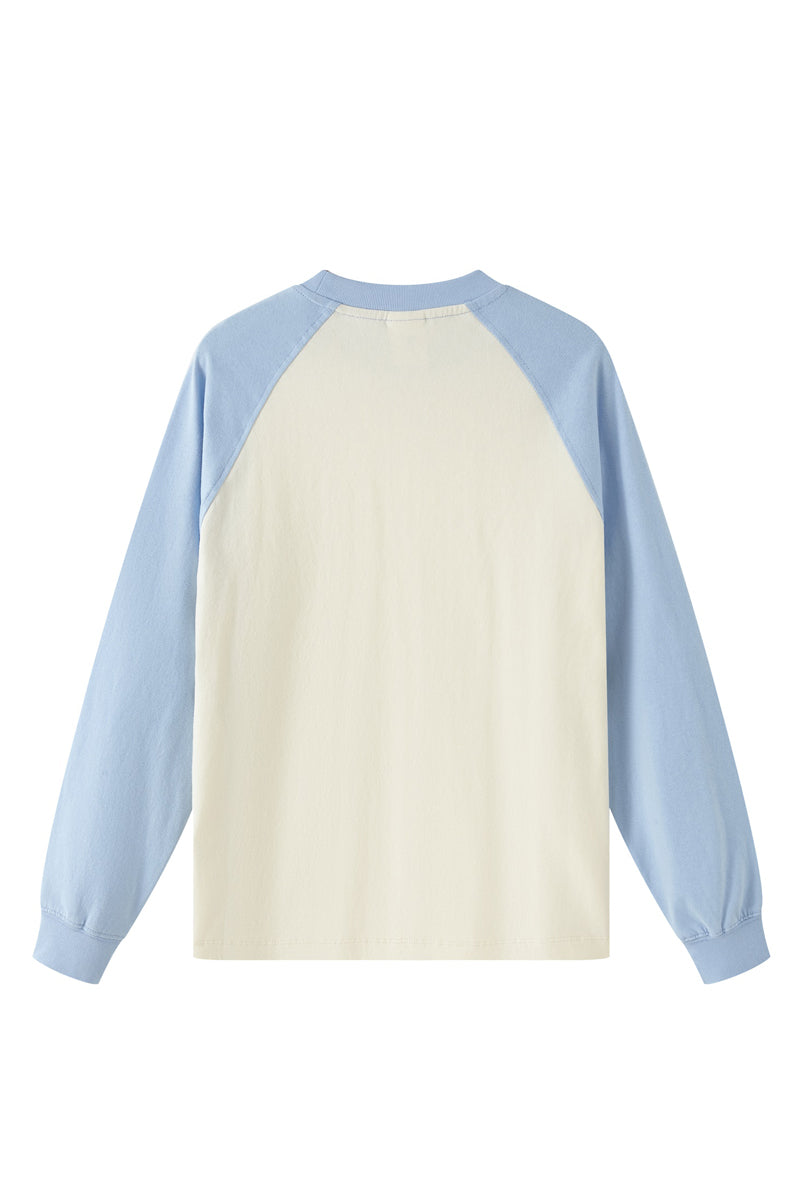 Kids Contrast Sleeve Crew