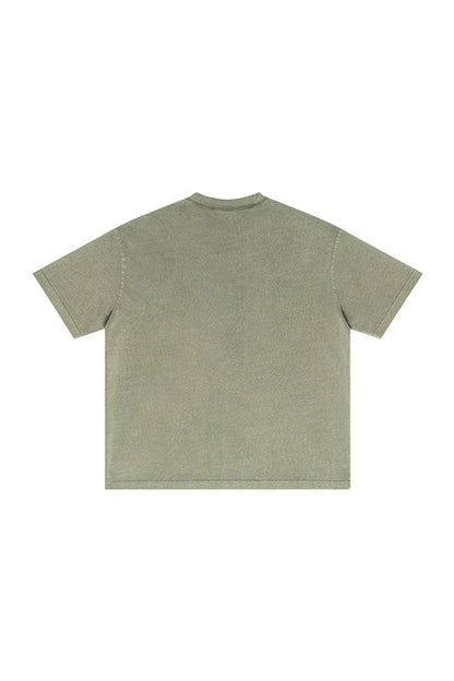 275GSM Pigment Dyed Distressed?Tee