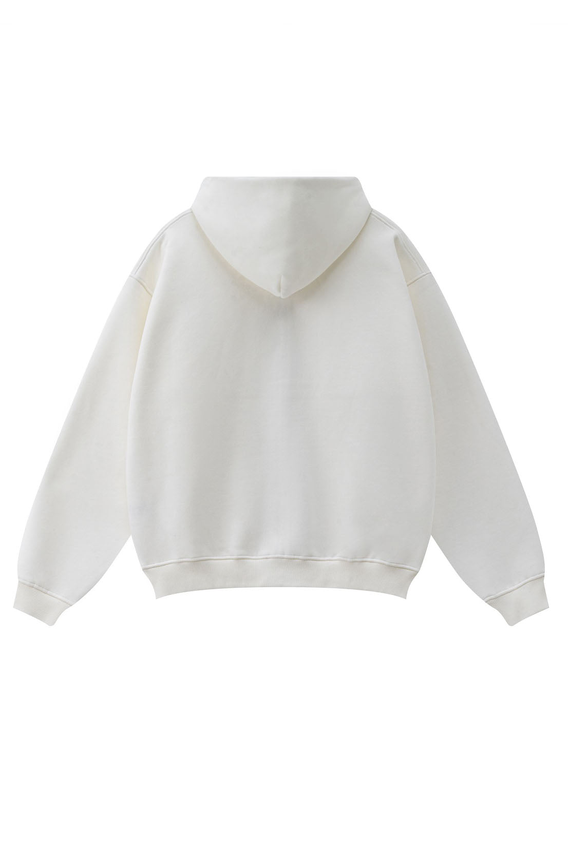 345GSM Fleece Solid Color Zipper Jacket