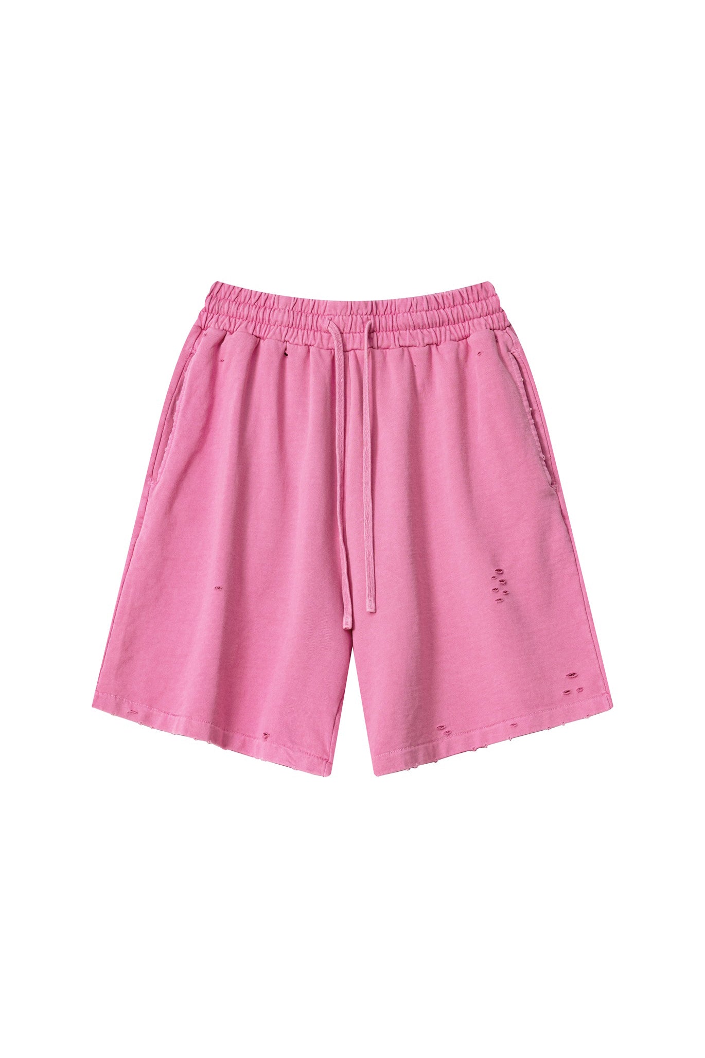 330GSM Pigment Dyed Distressed Short