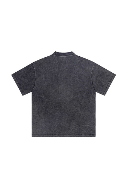 310GSM Washed Polo Tee