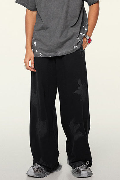 380GSM Brush Dyed Washed Sweatpants