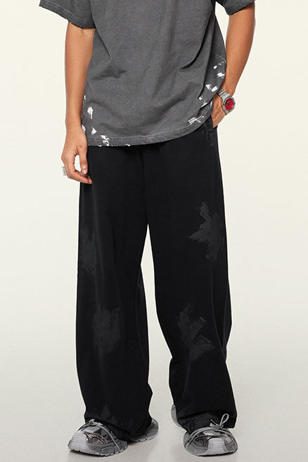 380GSM Brush Dyed Washed Sweatpants