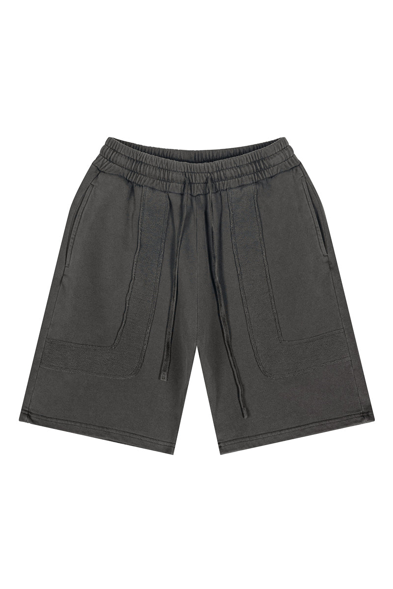 350GSM Washed Patchwork Short