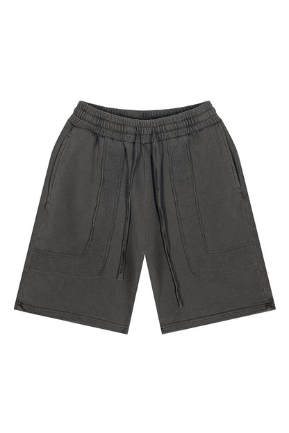 350GSM Washed Patchwork Short